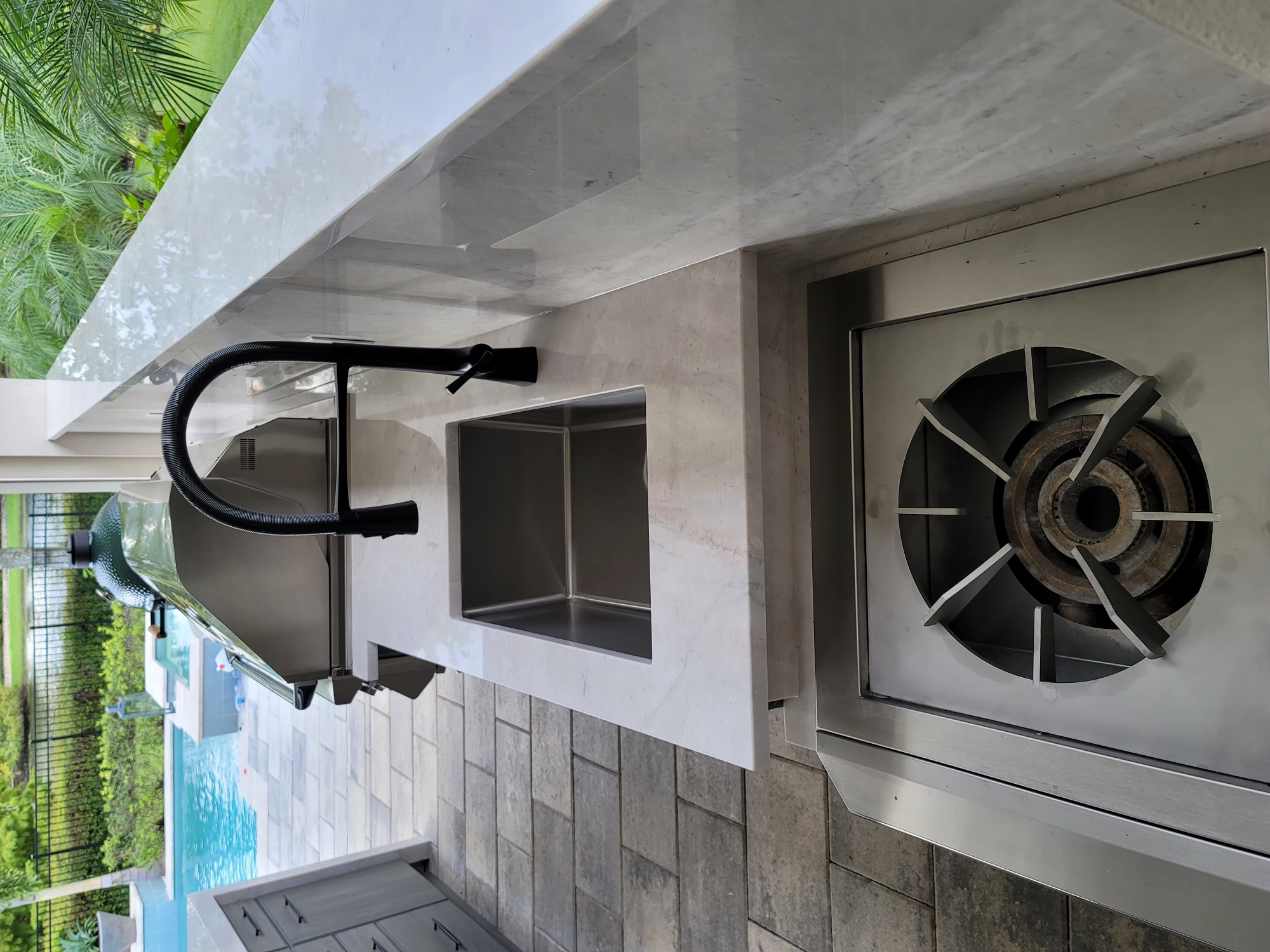 The True refrigerator and cold storage in the NatureKast outdoor kitchen